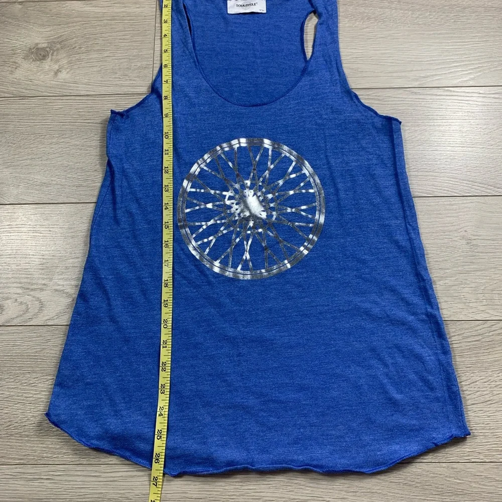 Soulcycle Blue Racerback Tank Top - Picture 8 of 9